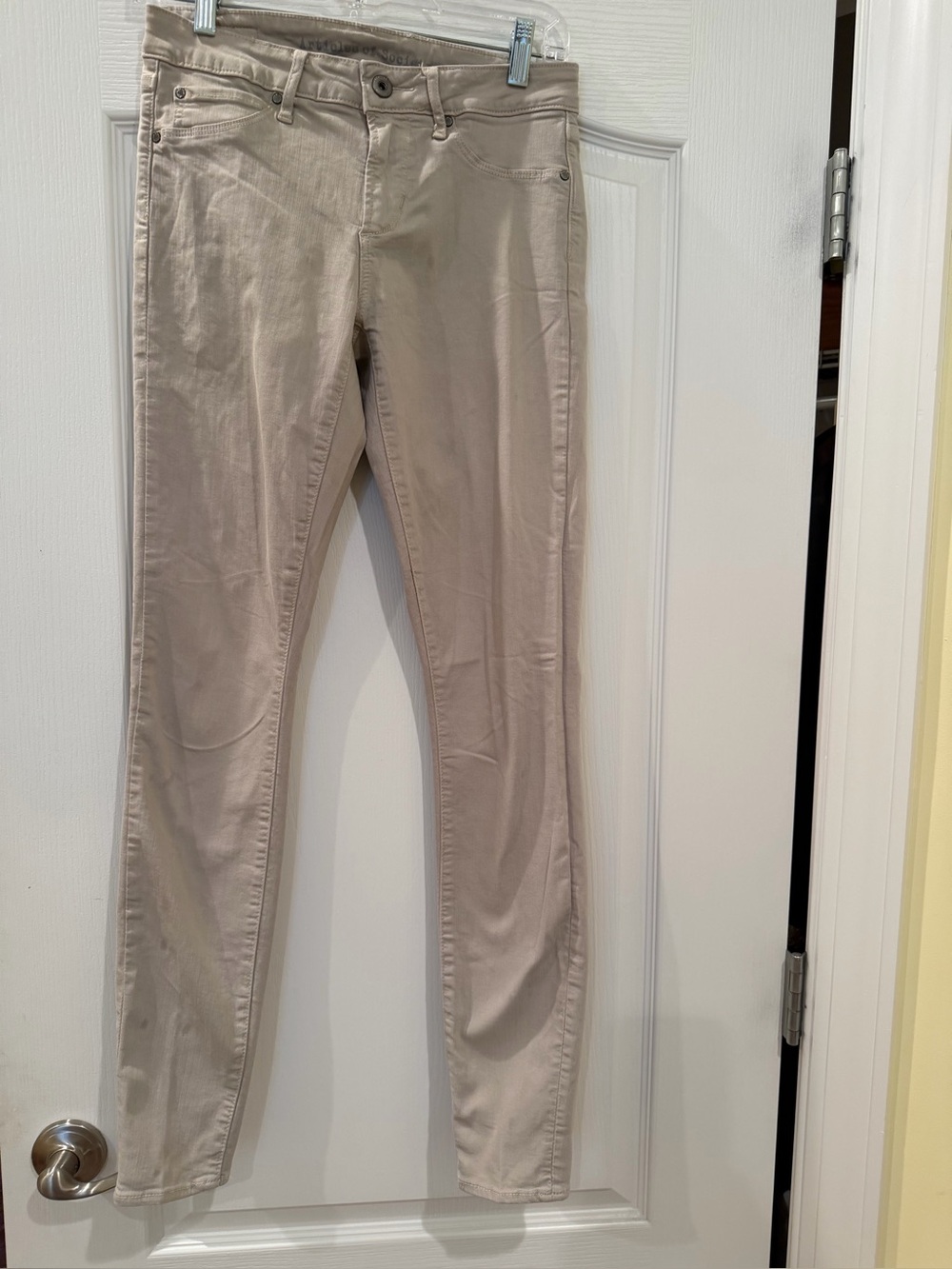 Articles of Society Women’s Slim Fit Beige Pants